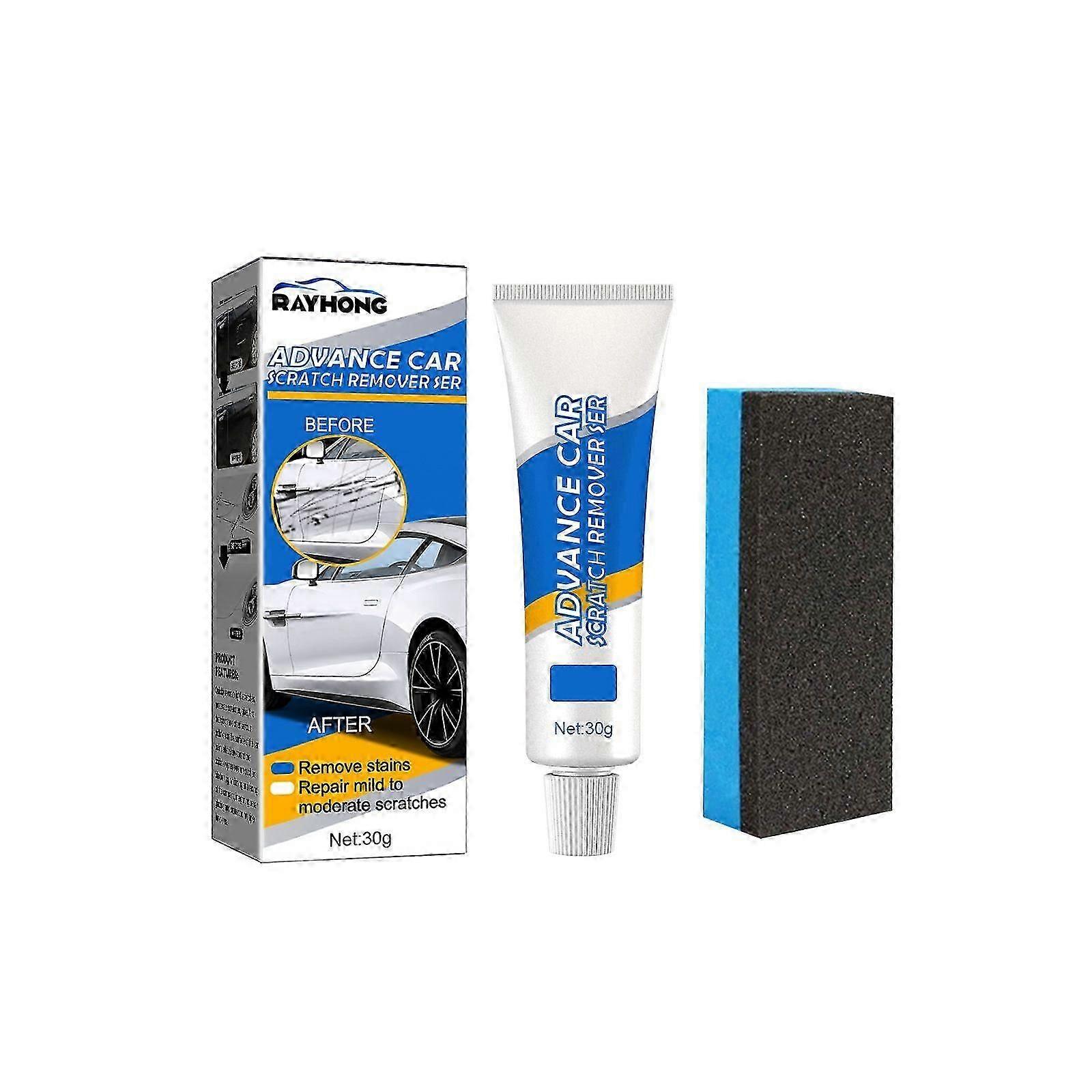 Advanced Car Scratch Remover  Quick  Easy Repair Cream for Light to Moderate Scratches, Polishing, and Protective Coating | Removes Bird Droppings,