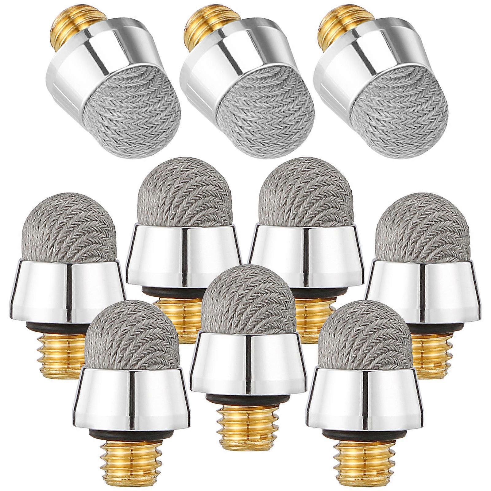 10Pcs M5 External Thread 6.4mm Electroplated Capacitive Pen Replacement Tips