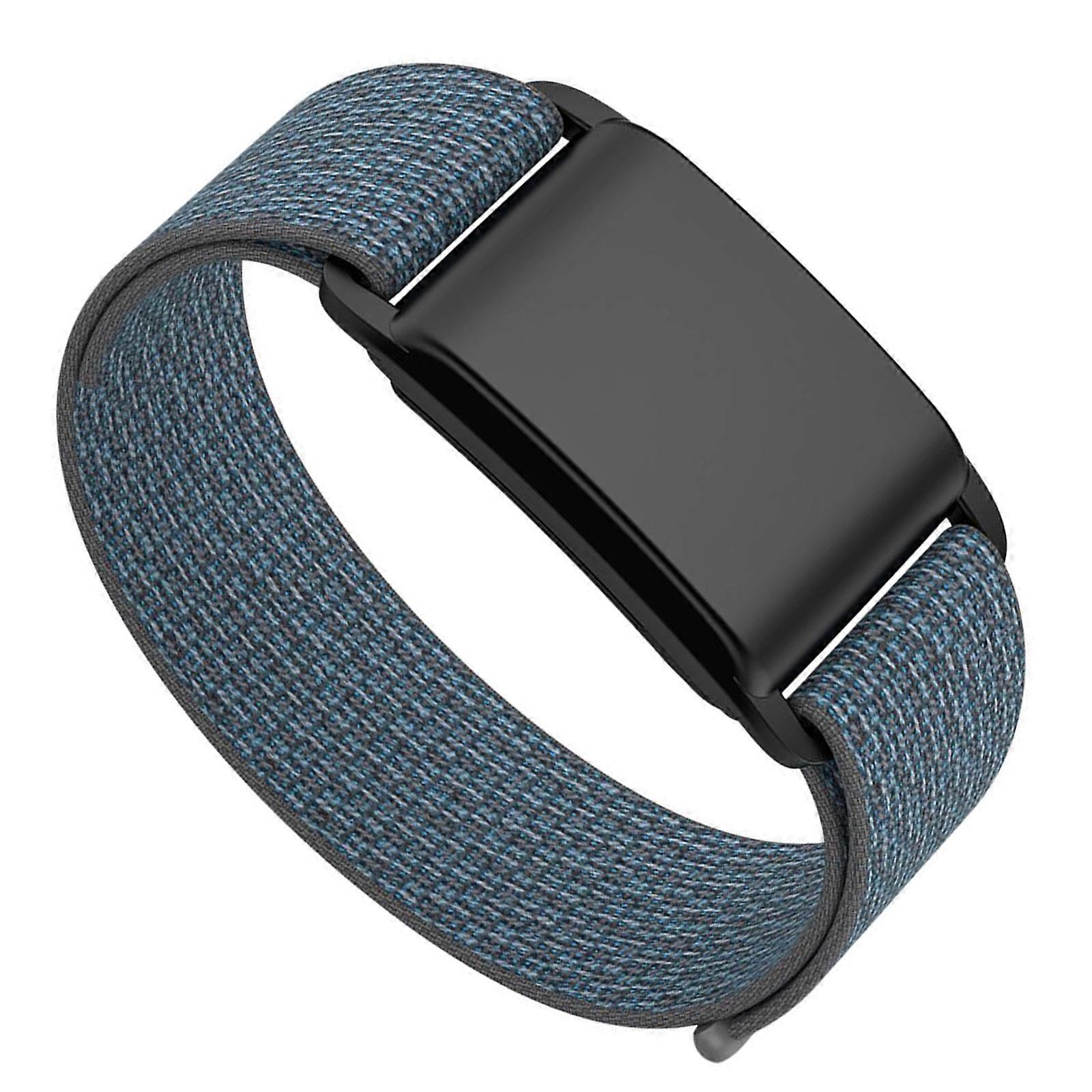 Adjustable Hook Buckle Design Straps for Selected Fitness Trackers Breathable Fabric Comfort Fit in Multiple Color  Gray