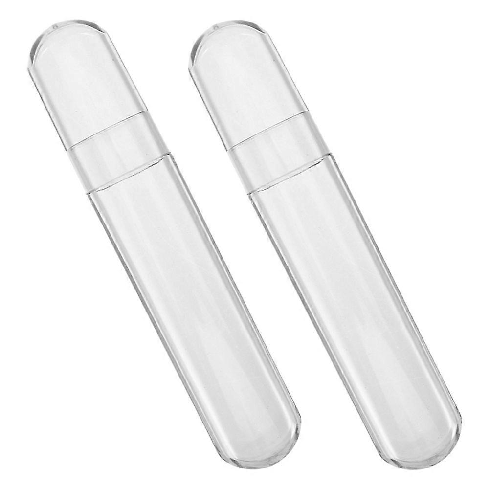 Storage Box for Tweezers Plastic Organizer Case for 4Pcs Transparent Design