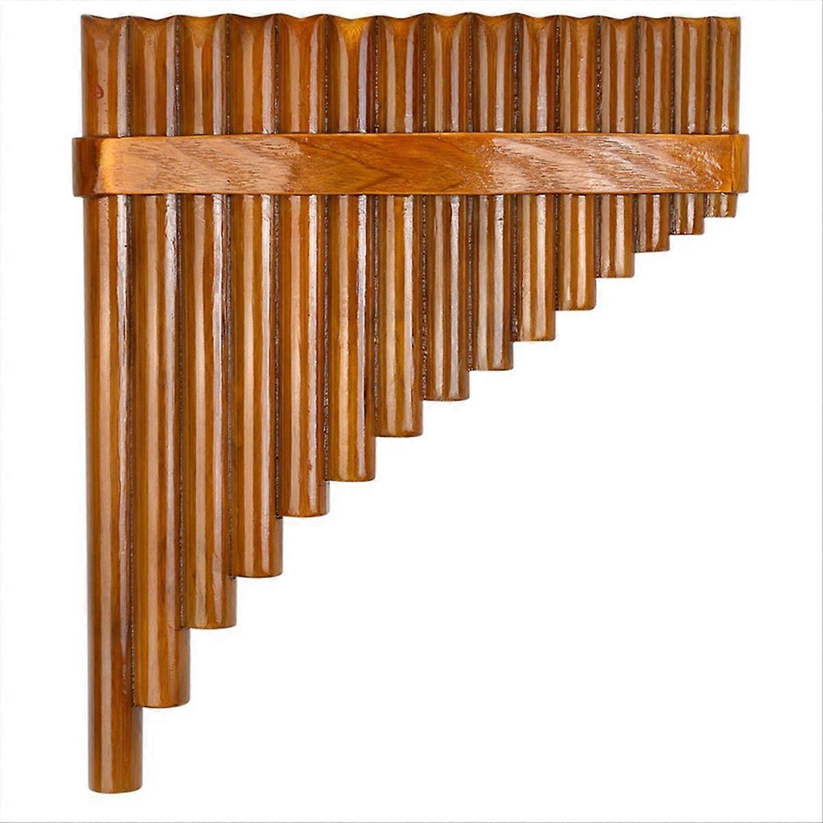 Natural Bamboo Flute,Pan Flute Wind Instrument, Right Hand Model