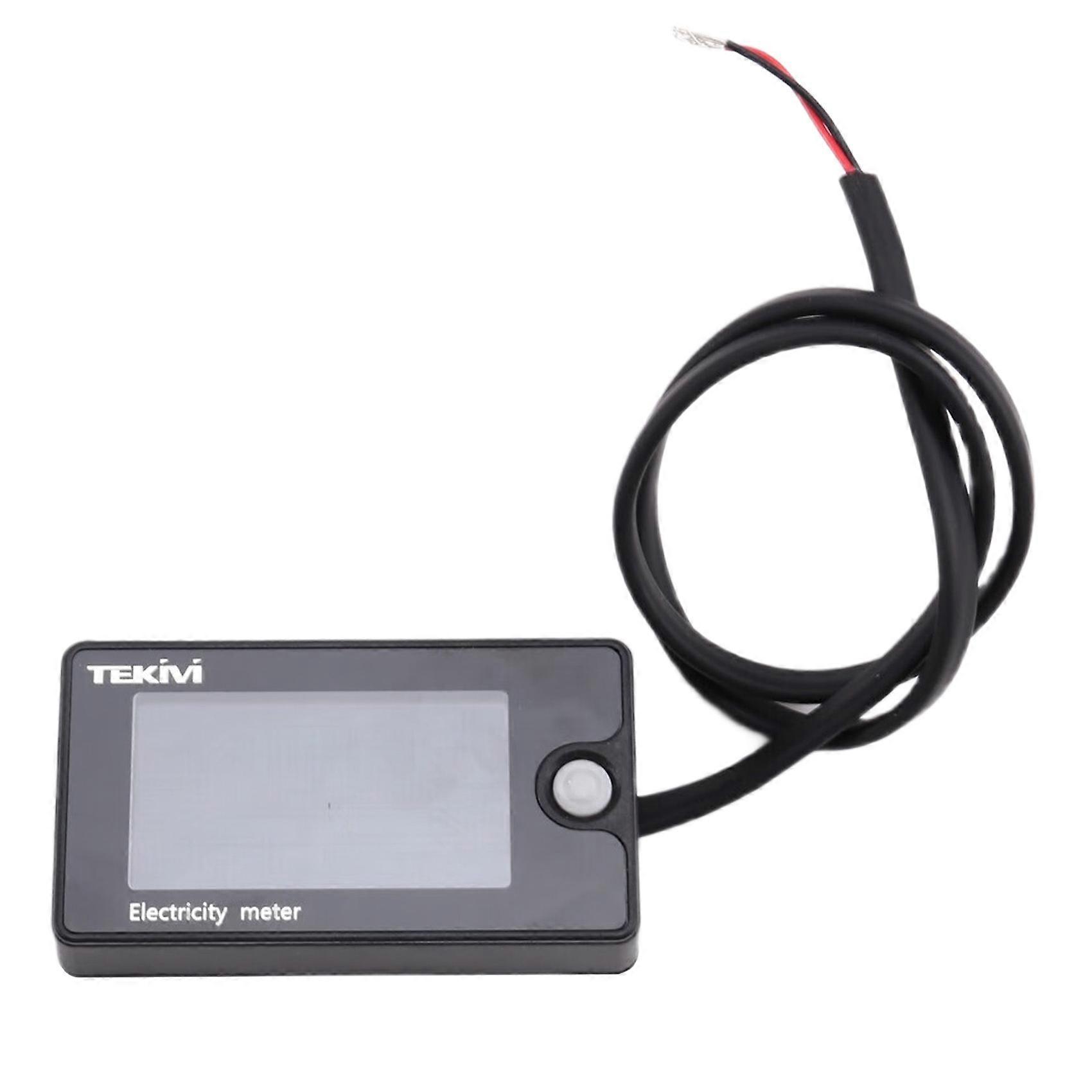 TEKIVI DC 12V 24V 36V 72V Battery Capacity Voltage Meter Battery Capacity Gauge Indicator Battery Indicator Monitors with Alarm