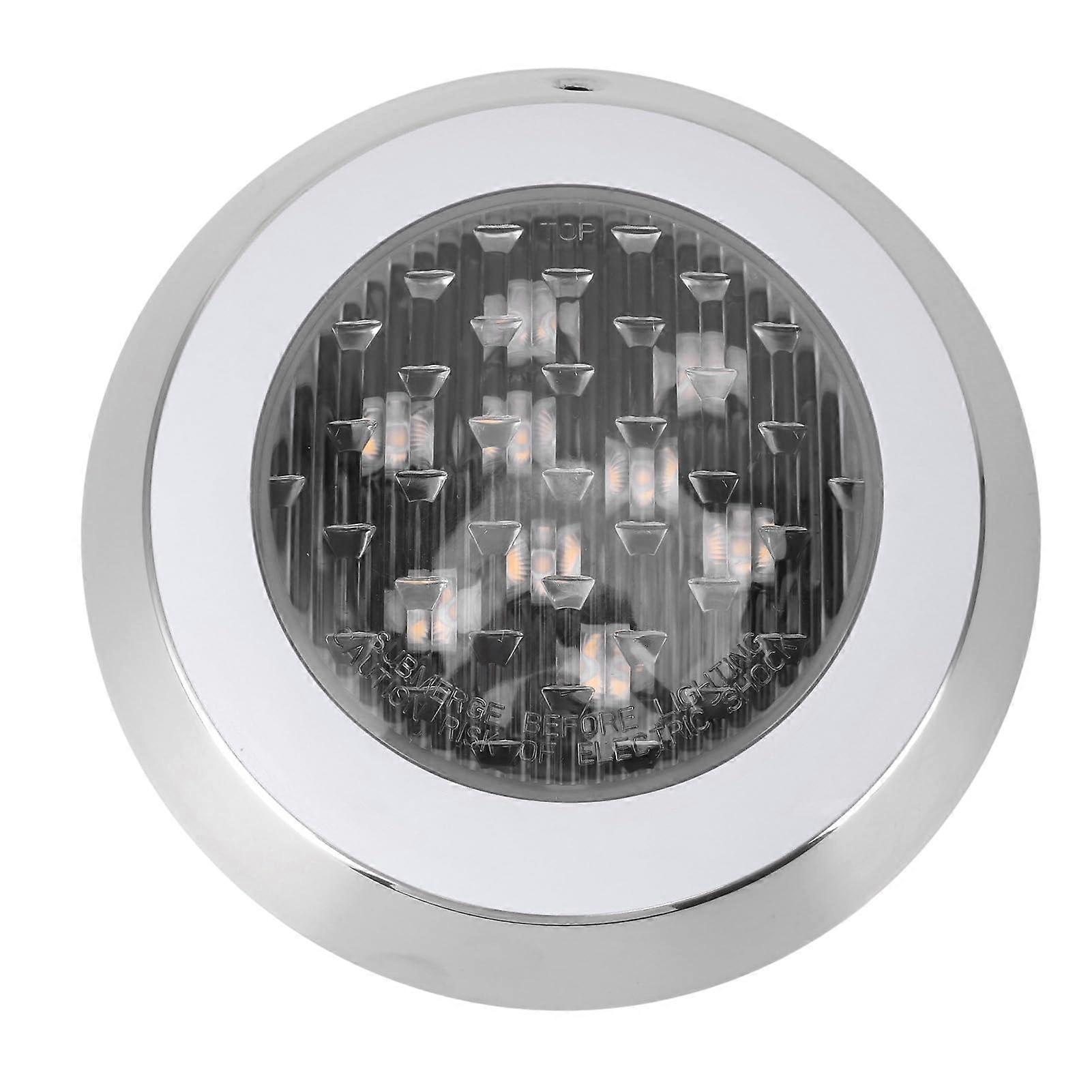 LED Pool Lights For Inground Pool, 8.5Inch WallMounted Submersible, 12W, 6000K White, Underwater LED Lights