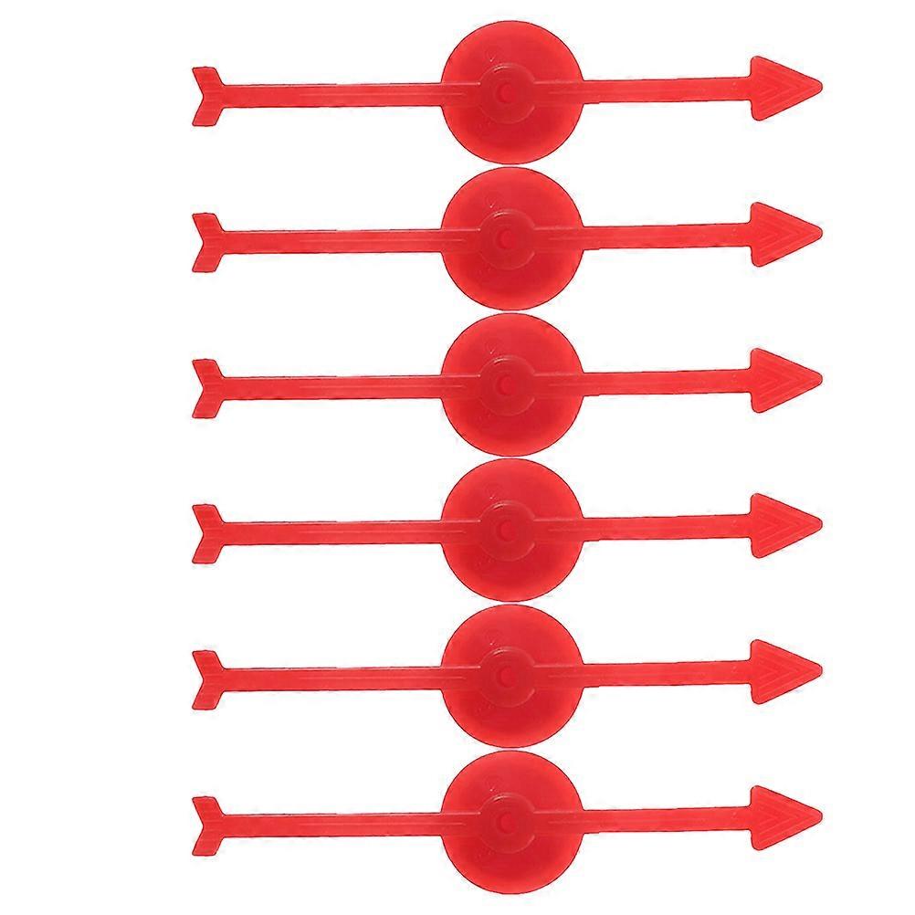 Wheel Arrow Rotating Arrow for Game 6Pcs Plastic