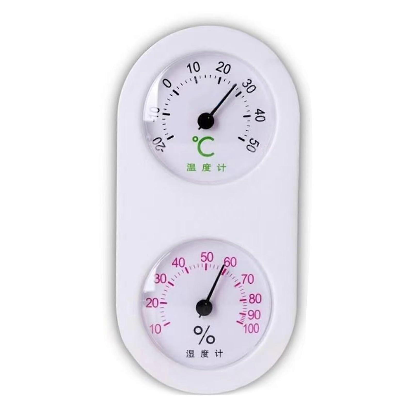 Indoor Thermometer Hygrometer 2 in 1 Mechanical Wall Mounted Temperature and Humidity Gauge
