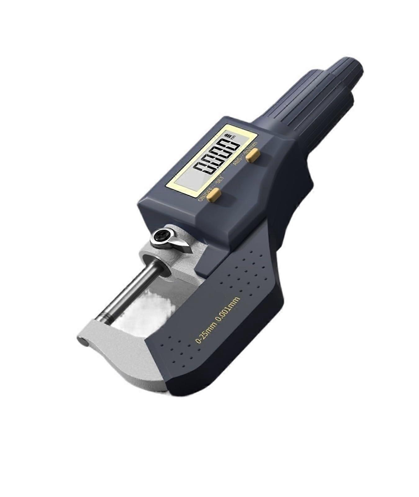 Digital Micrometer with Fast Readout, Spiral Thimble, Pink Finish for Precision Outer Diameter Measurement