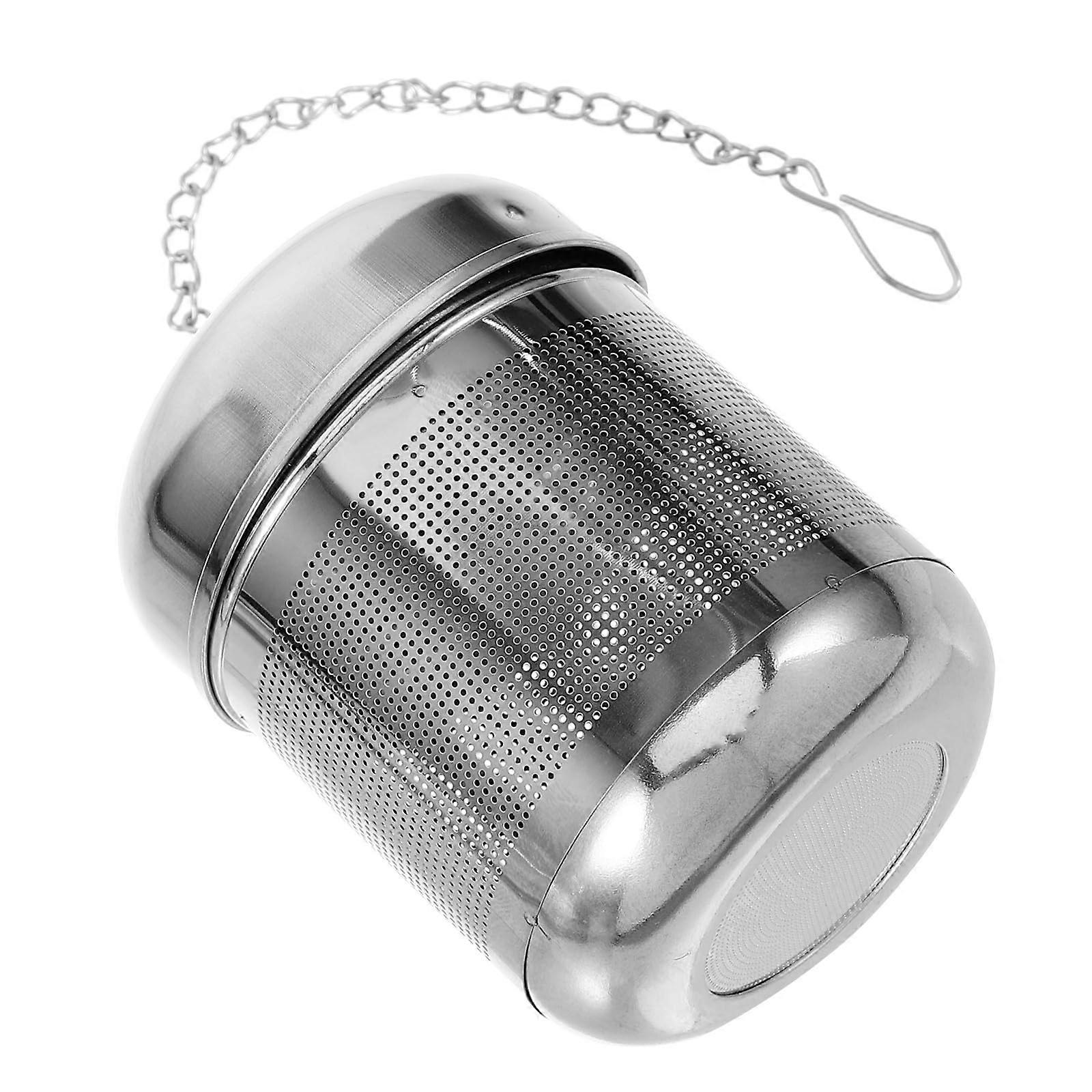 Stainless Steel Tea Infuser Ball with Fine Mesh Filtration and Chain for Loose Leaf Tea Brewing