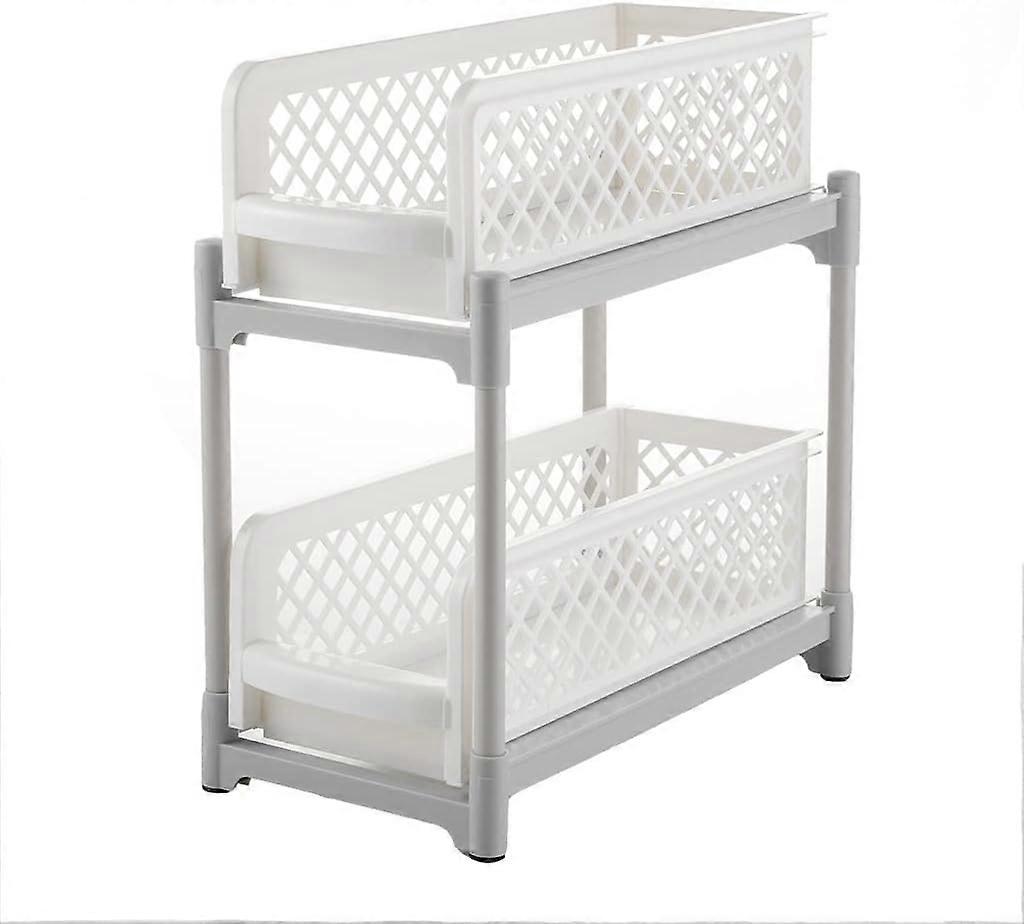 Kitchen Storage Organizer MultiLayer Under Sink Rack Spice Shelf SpaceSaving Durable Design