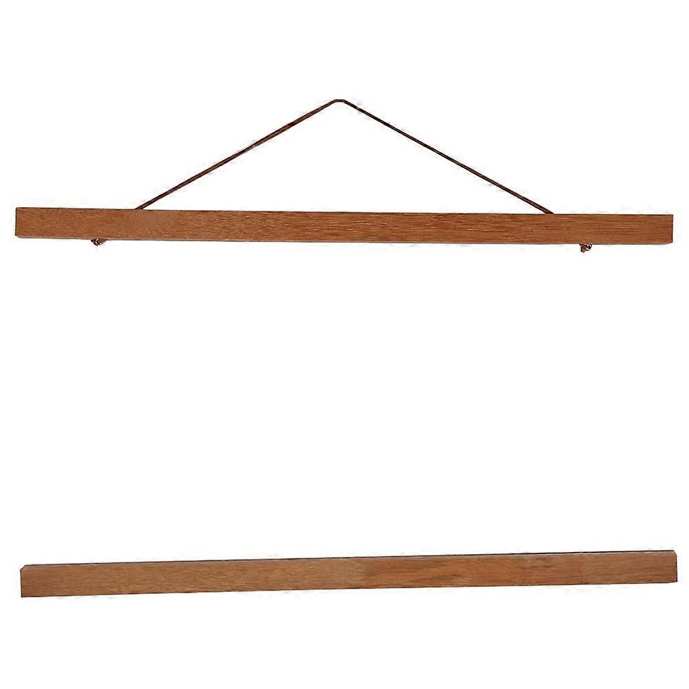 EECOO 1.4" x 0.8" Wood Poster Frame, Brown