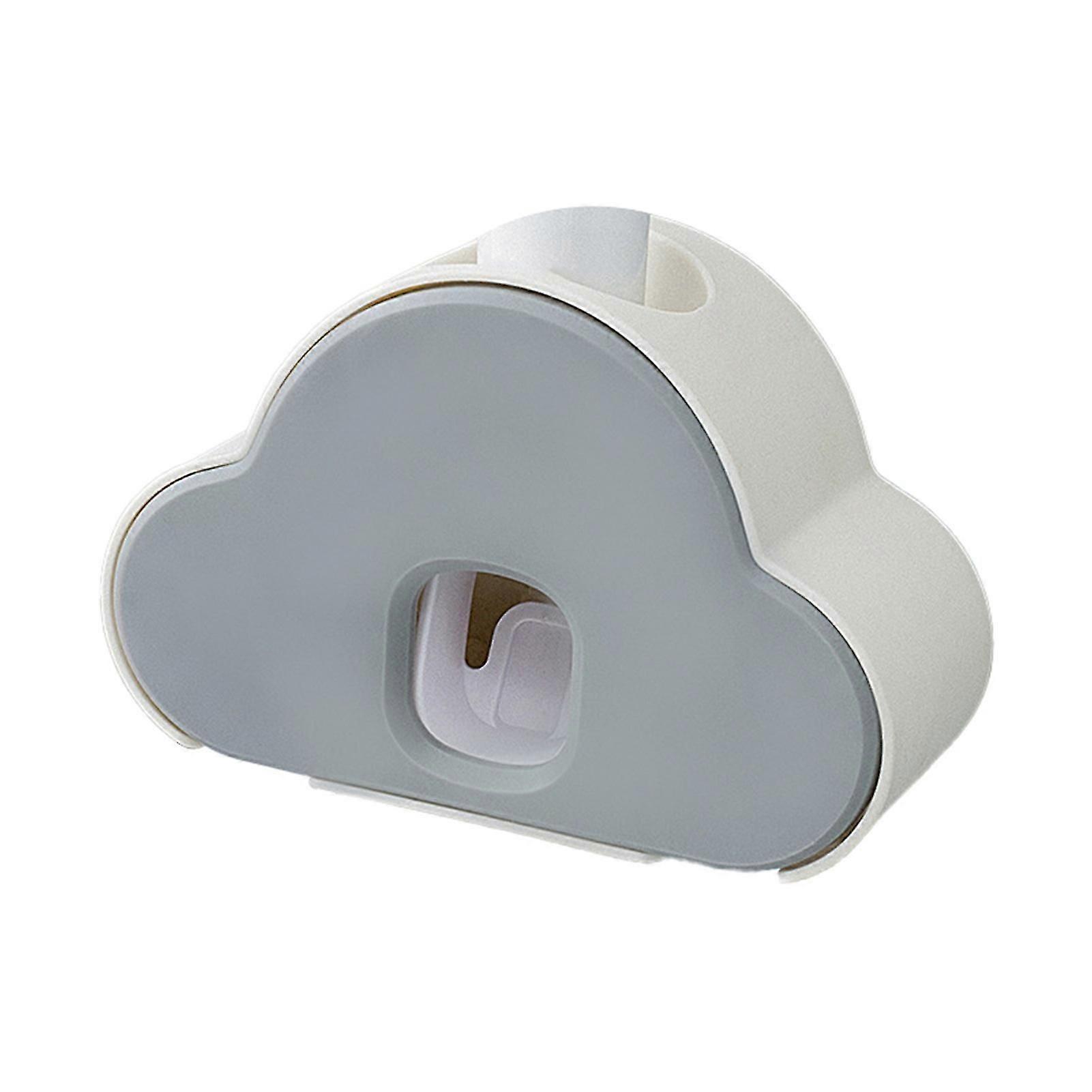 Toothpaste Squeezer Wall Hanging Punch Free Plastic Cloud Shape Toothpaste Holder Bathroom Accessories