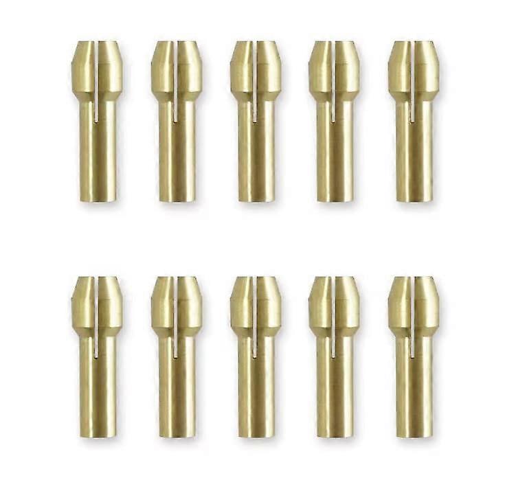 10 Pack Brass Rotary Tool Collets for Milwaukee M12, Secure Bit Holding, Quick Replacement