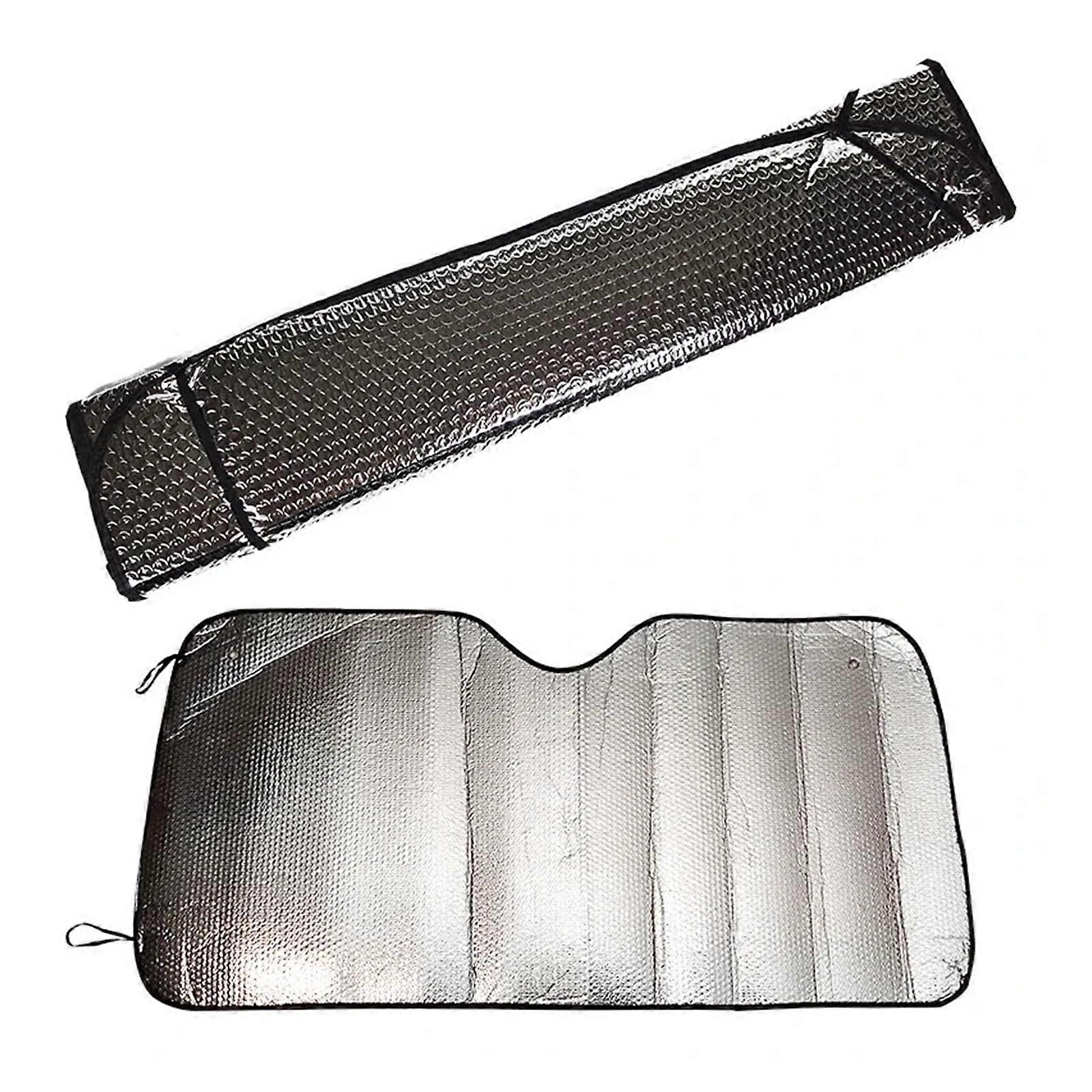 Car Sunshade Retractable Front Window UV Protection Windshield Sun Protector Visor Cover 140x70cm