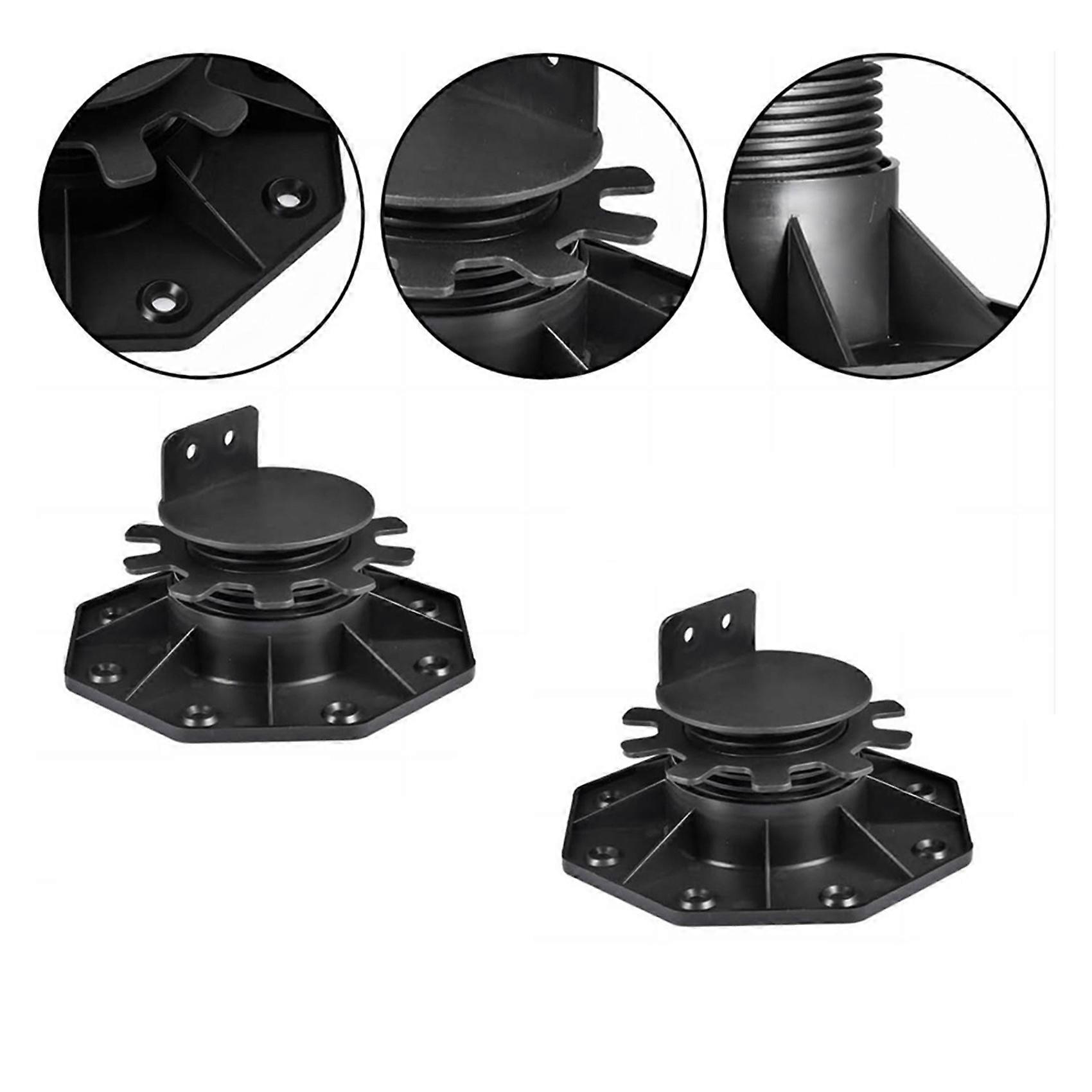 20Pack Adjustable Deck Support Pedestal Deck Foundation Base Support for Floating Deck Platform Deck Floor Height