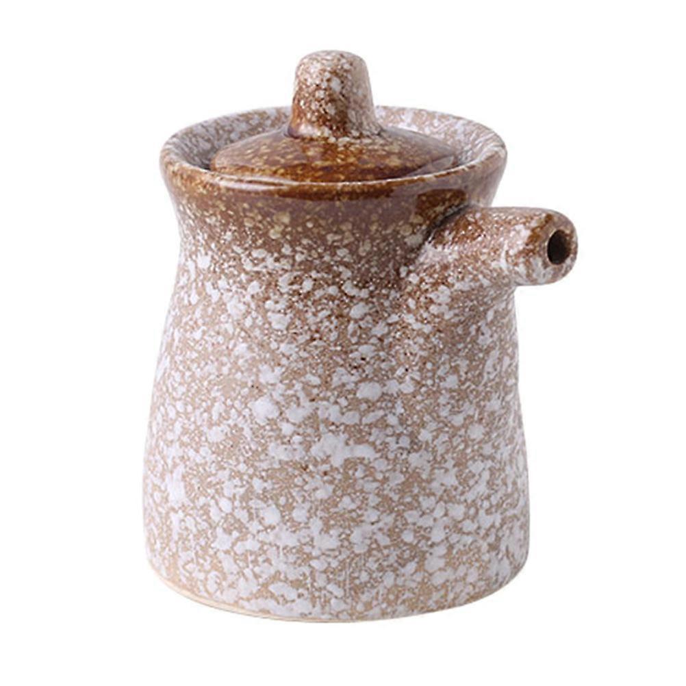 Condiment Jar for Kitchen 1Set Square Ceramic Assorted Color with Storage Function