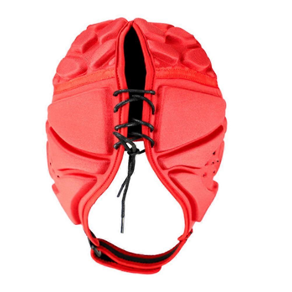 Soccer Durable Headguard for Protecting Use 1Pcs Red Color