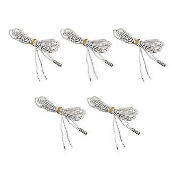 2025 5 Stück Heizpatrone Edelstahl Nickel Chrom Draht 70W 3D-Drucker Heizrohr für Ender 3 24V 2M