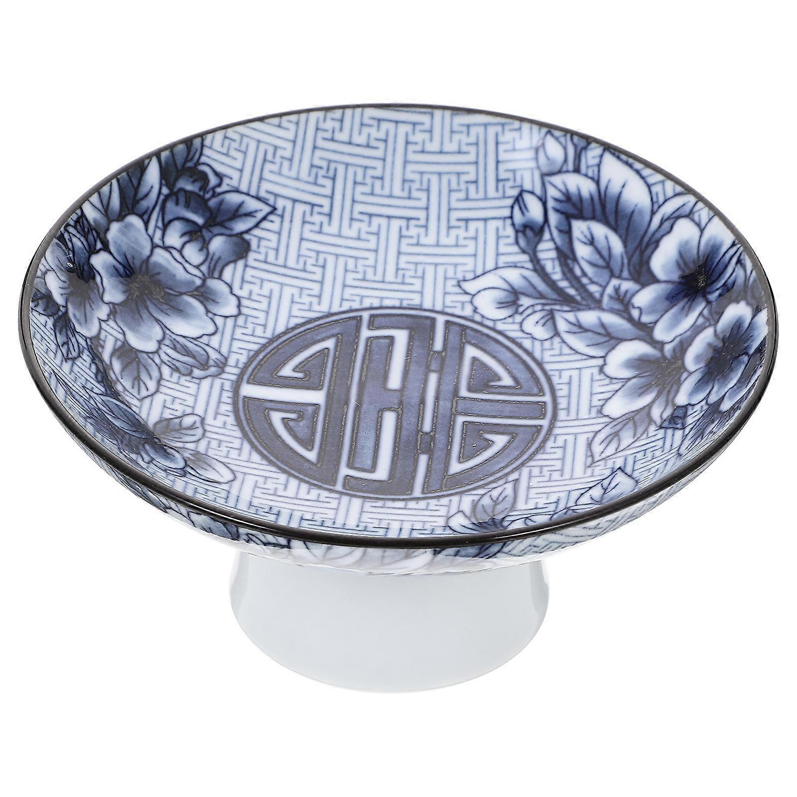 Ceramic Serving Bowls Footed Design For Restaurant Use In Multi Color Featuring Elegance And Functionality 1Pcs