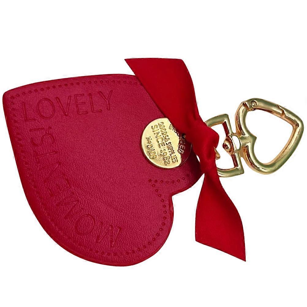 Heart Pendant Key Ring for Car Key Holder 3Pcs Set