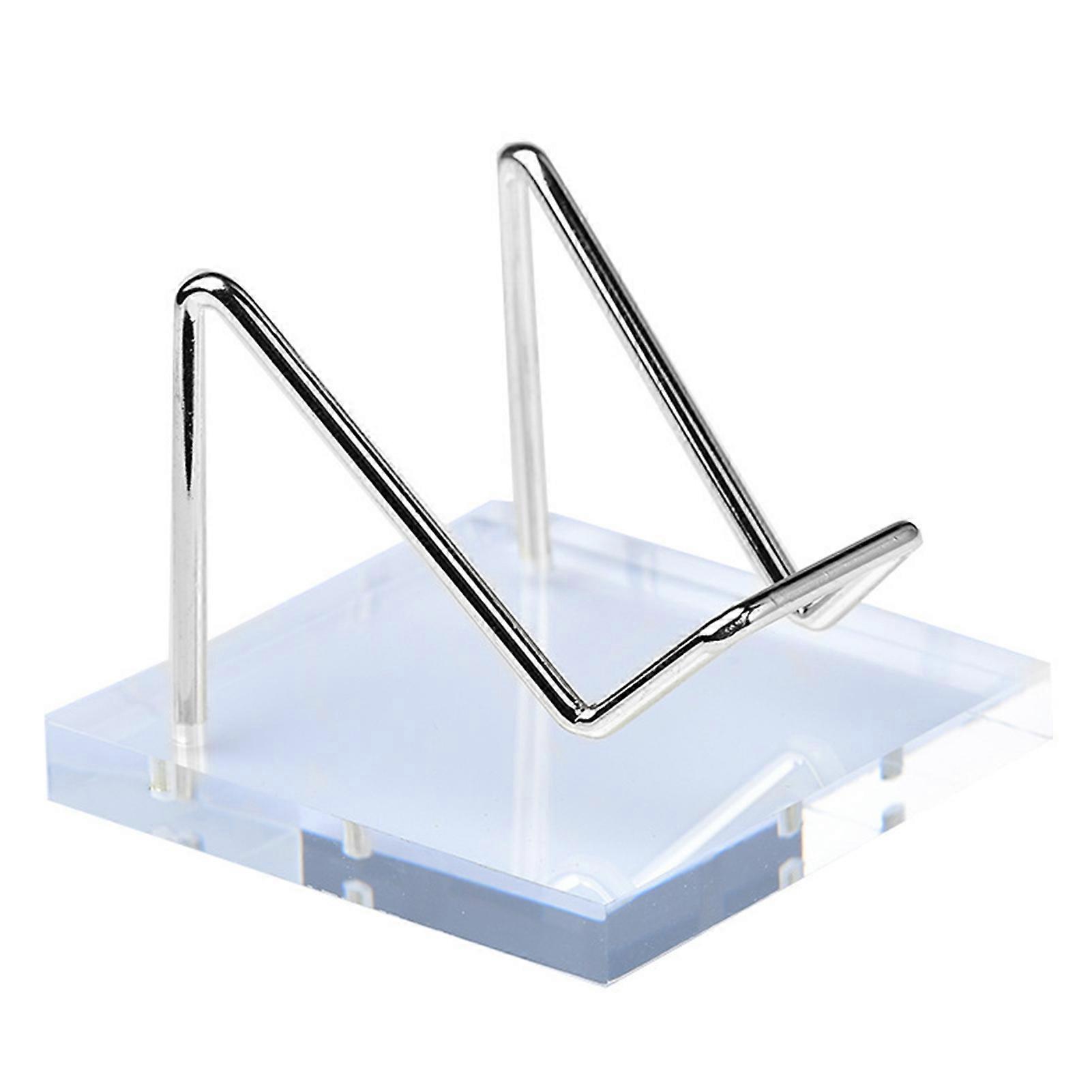 Display Stand Compact Sturdy Stone Mineral Display Rack Versatile Durable Acrylic Rack Holder for