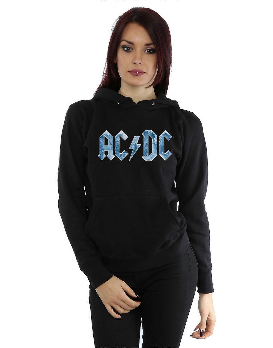 AC/DC Women's Blue Ice Logo Hoodie