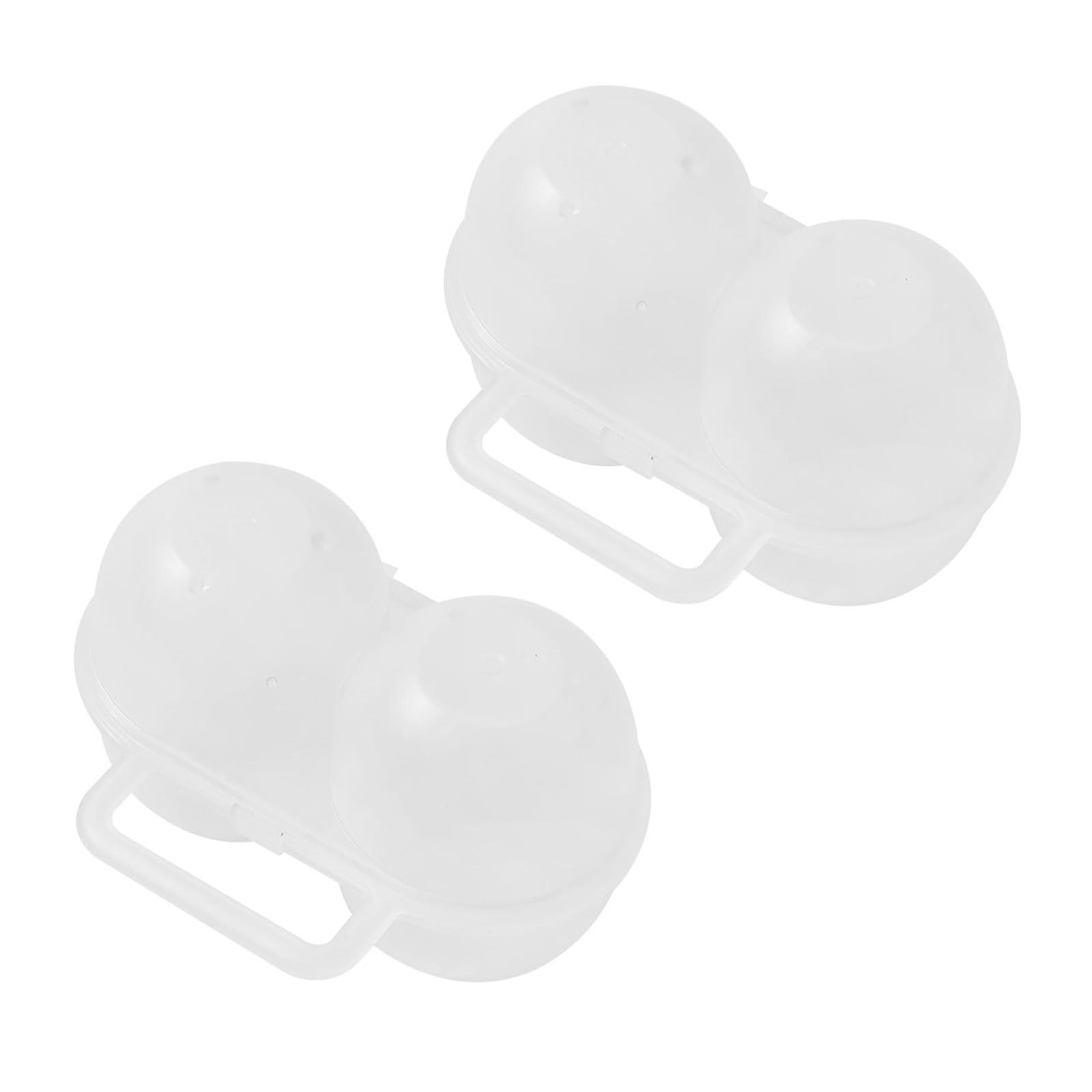 Clear Plastic Egg Storage Container with Protection Slots for Camping Hiking Picnic Travel