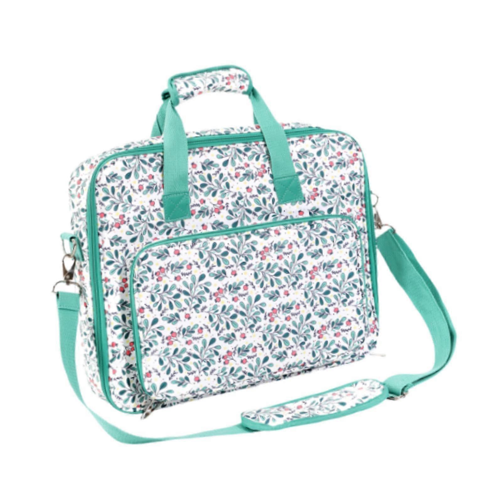 Embroidery Project Bag with Spacious MultiPocket Storage for Cross Stitch and Knitting Tools