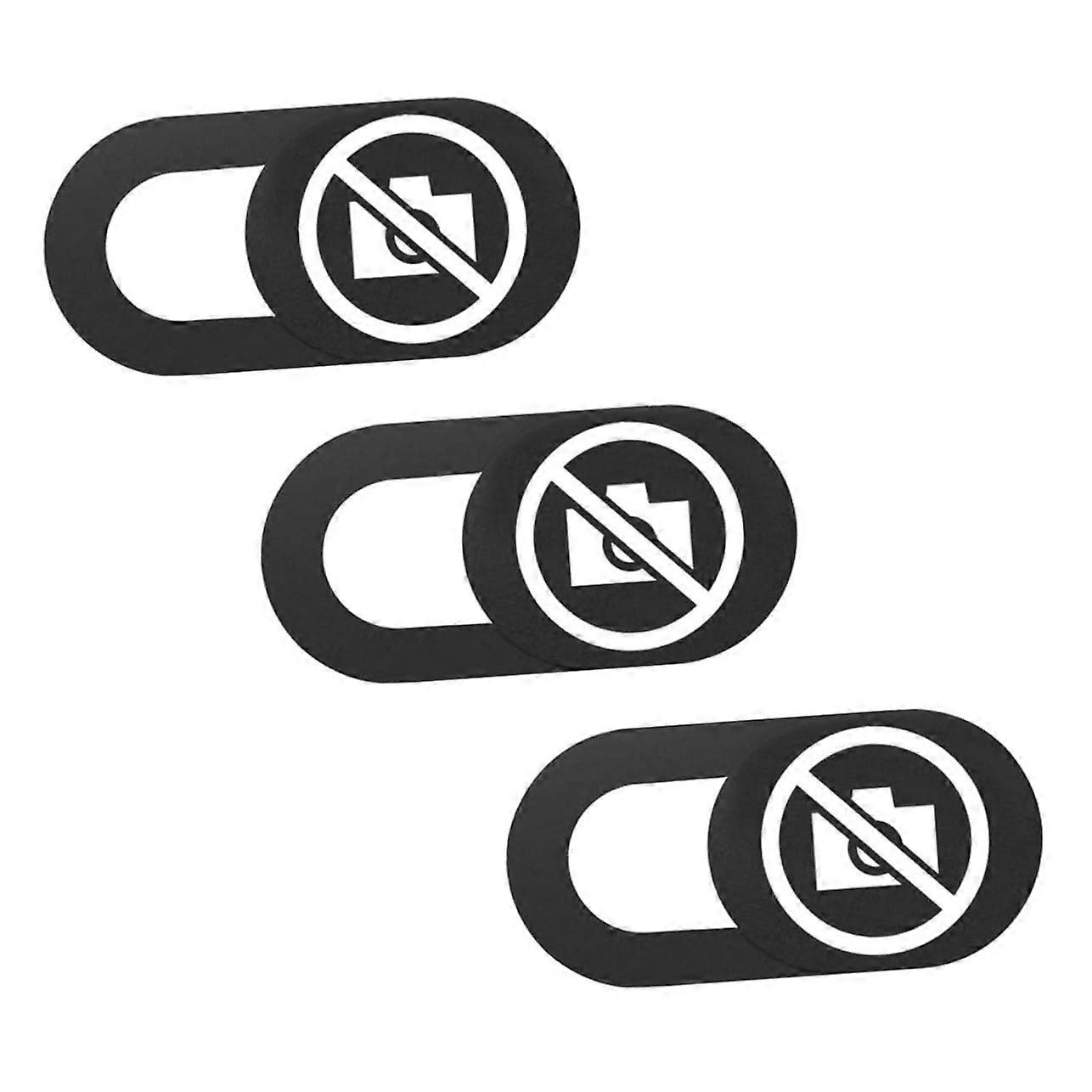3pcs Webcam Cover Slide for Laptop and Tablet Privacy Protection Easy Install Stylish Pattern