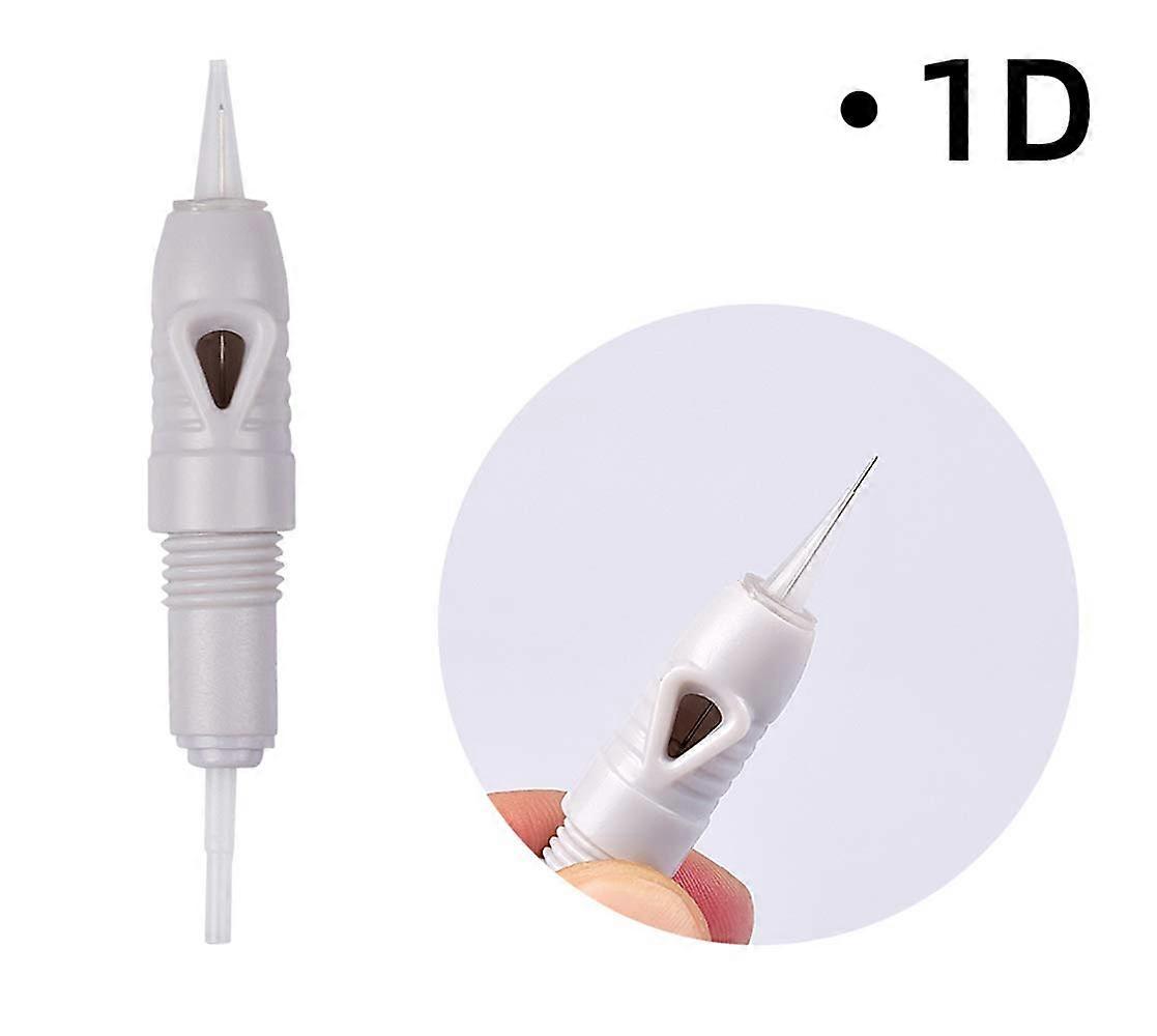 Microblading Cartridge Needles 1R Sterile SingleUse Permanent Makeup with Precision Hair Stroke