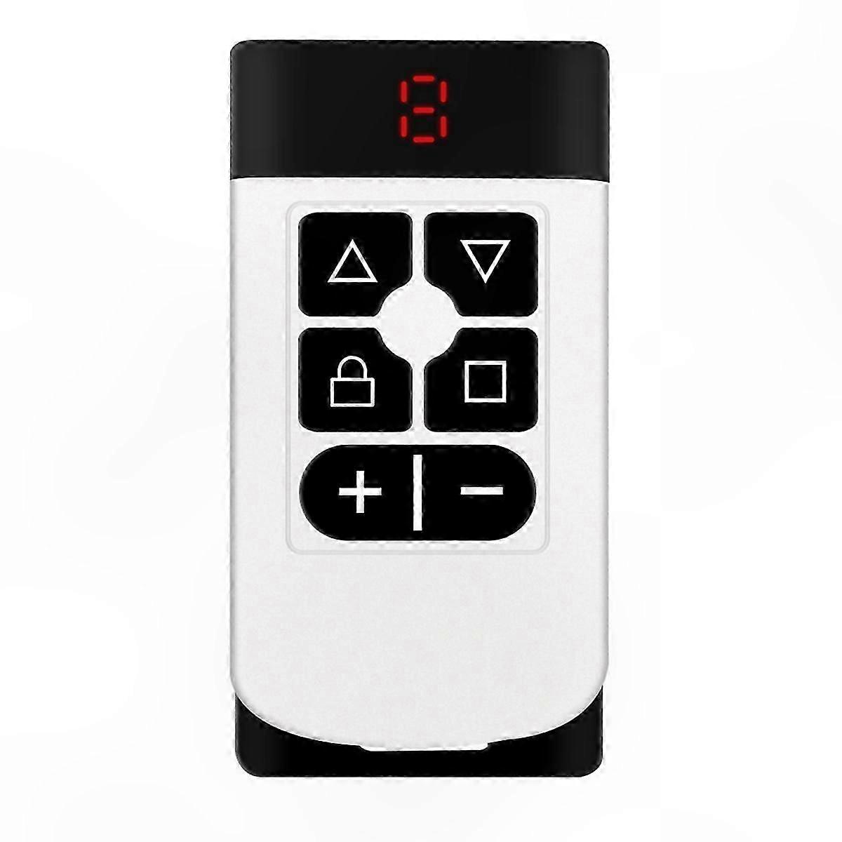 Universal 6-Button Remote Control for Garage Doors, Frequency Range 315MHz-868MHz, Duplicator-Compatible