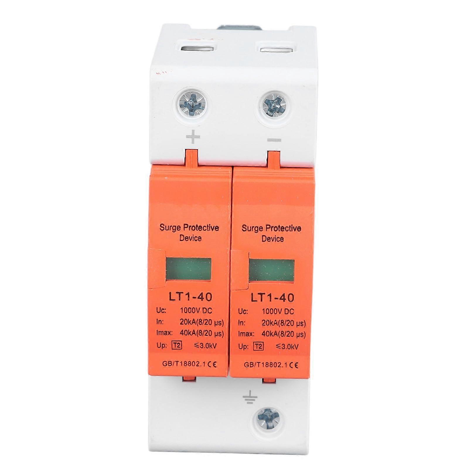 Surge Protector for Solar Power Systems with Overcurrent Overvoltage Protection and PV Compatibility