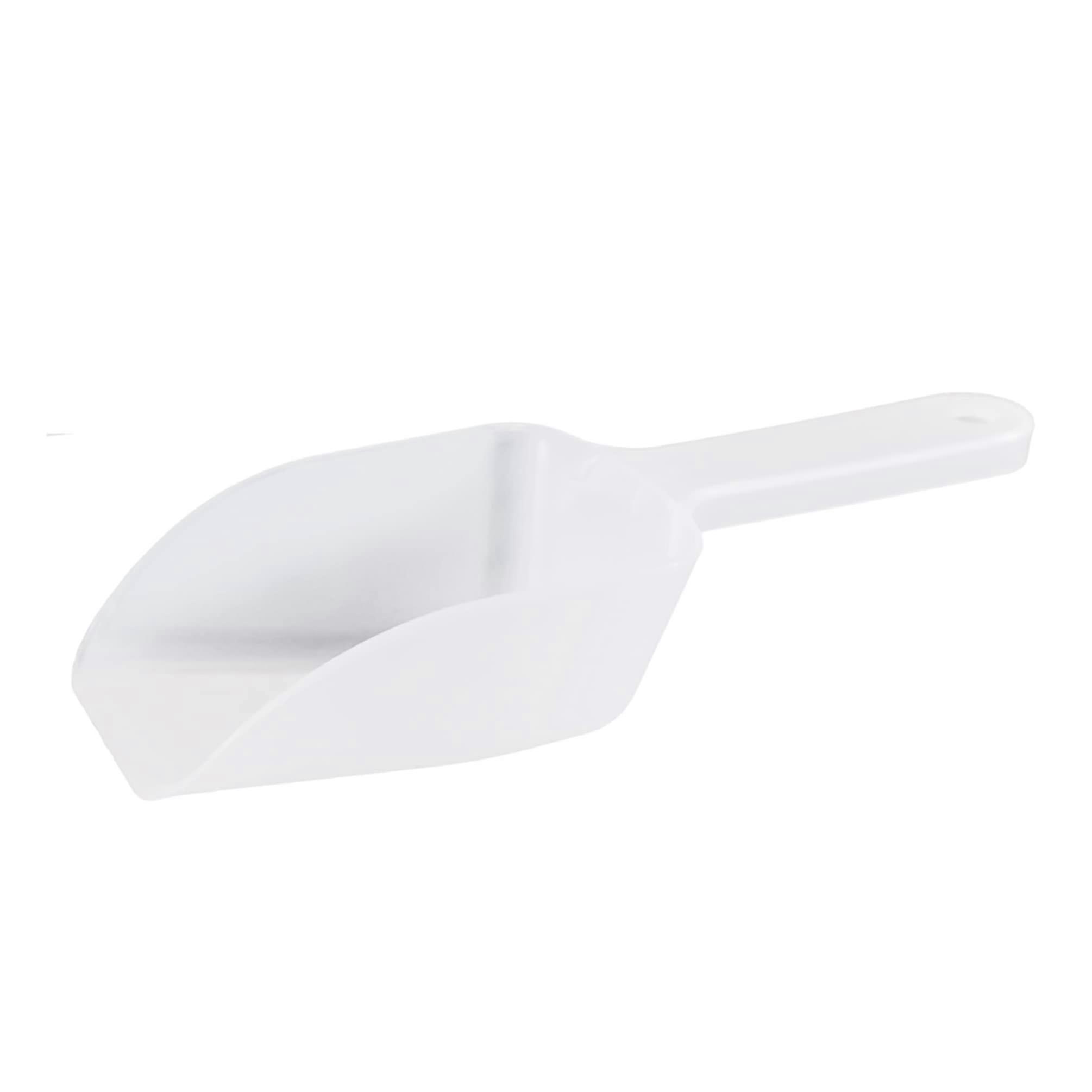 4 oz Plastic Ice Scoop for Kitchen, Shatterproof PP Utility Scoop for Candy Buffet, Coffee, Tea