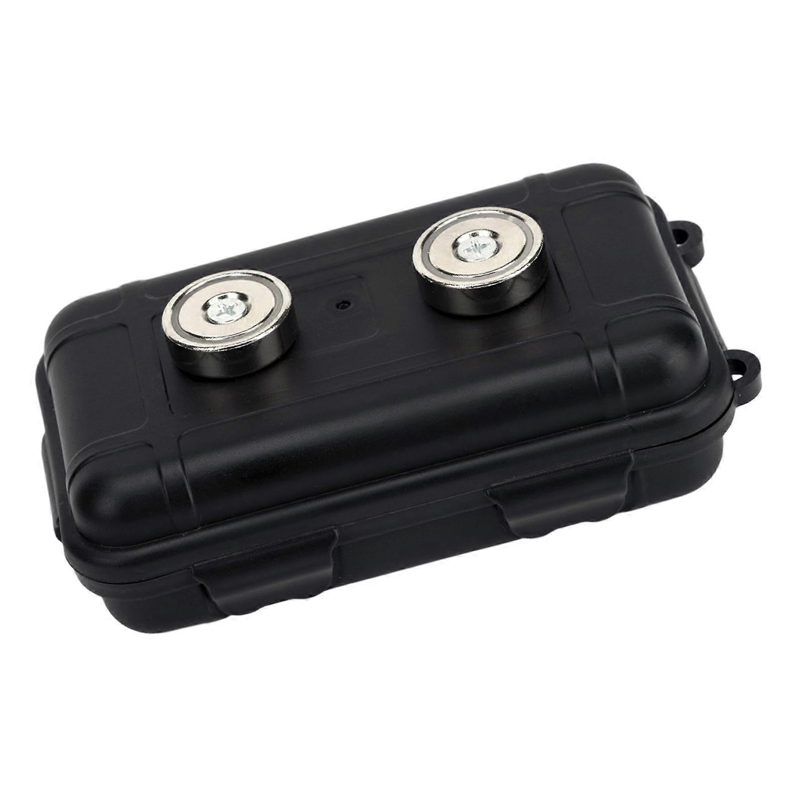 Magnetic Storage Box For Hide Installation Featuring Magnets And Removable Clip For Flexible Mounting Multicolor