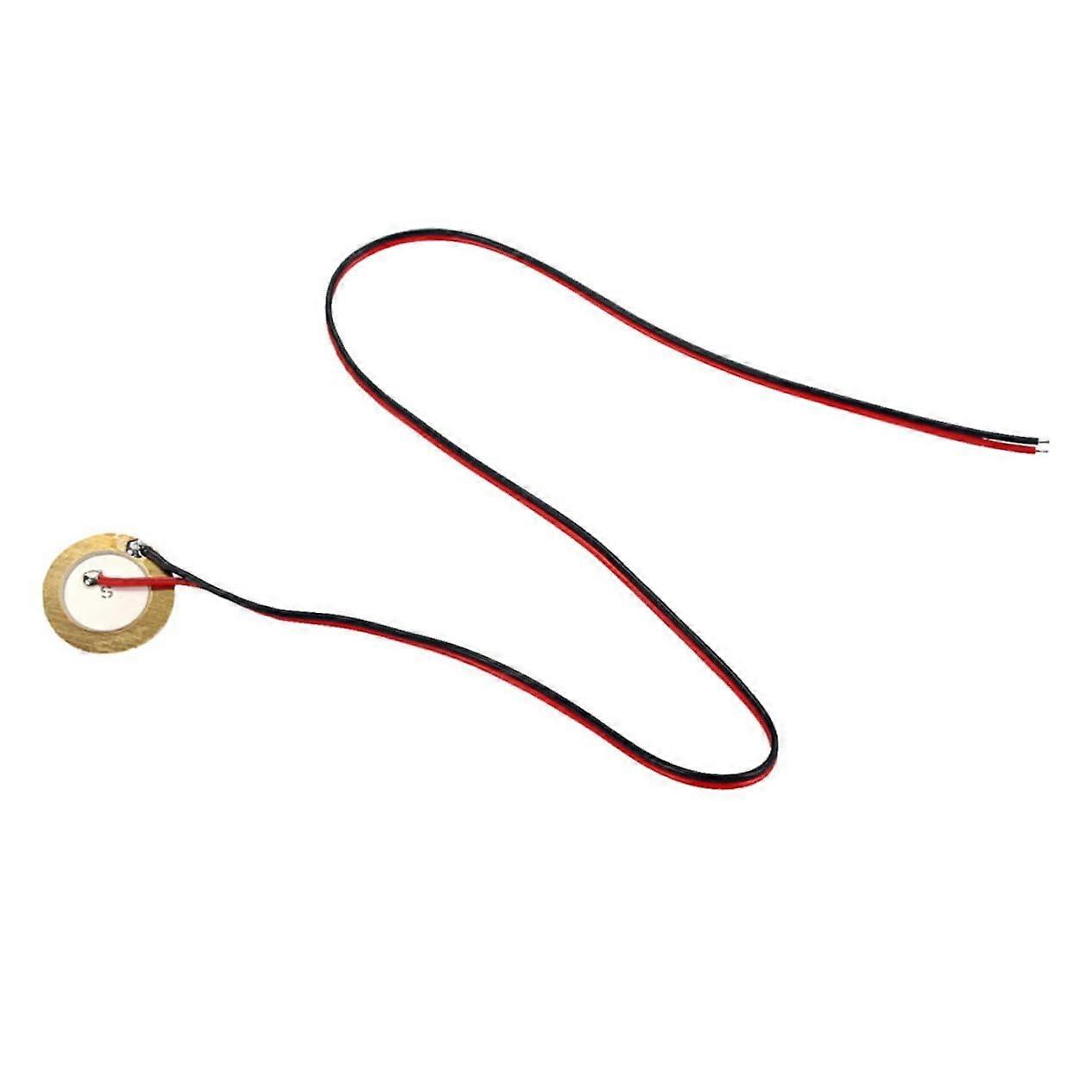 Piezo Pickup Sensor Discs for Guitar and Drum Trigger with Leads, Dual Function, 12pcs Set