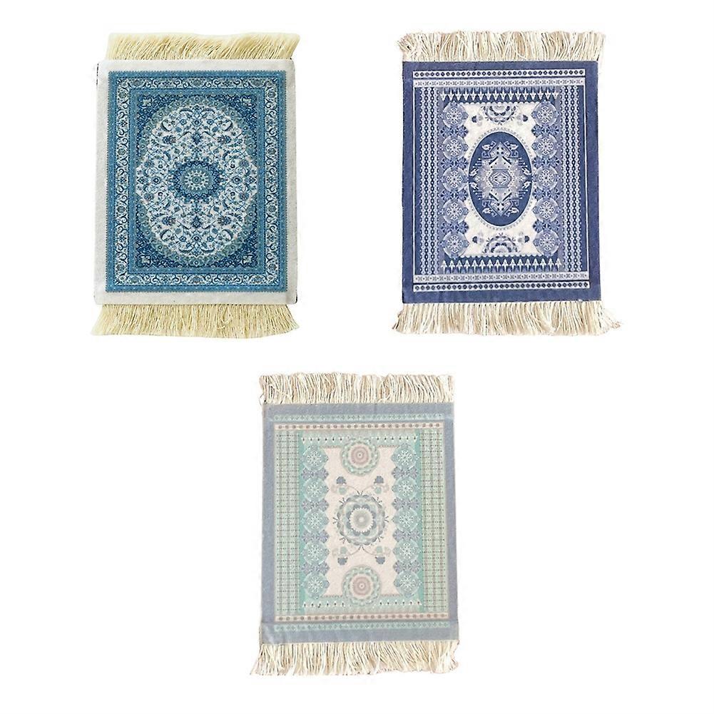 Mini Persian Woven Coasters Carpet Pattern Coaster Dining Table Decoration Technology B