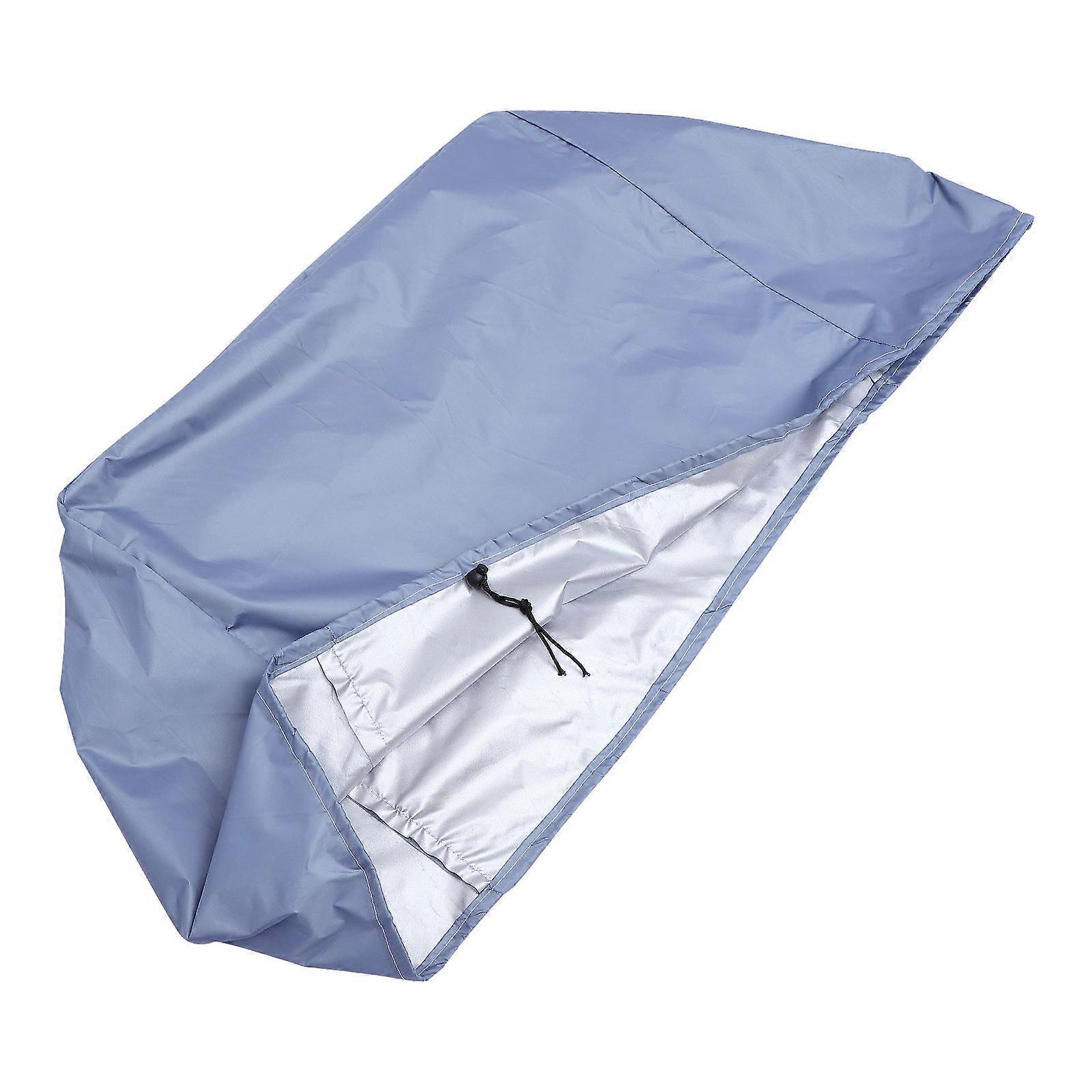 Boat Motor Protector Grey Waterproof Cover for Outdoor