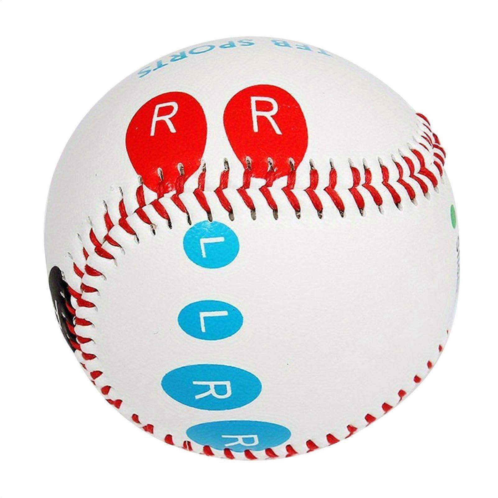 Official Size Baseball Training Ball with Finger Placement Marks for Pitching Practice