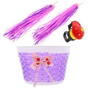 Stuurmandje en belset voor kinderfiets, 4-delige set met accessoires in diverse kleuren.