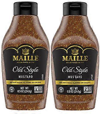 Maille Old Style Senf Squeeze Flasche 2er Pack
