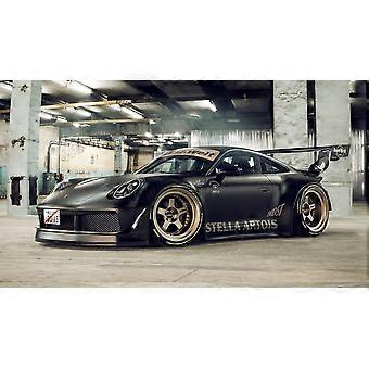 Quebra-cabeça Porsche 911 com rodas douradas - Desafio de raciocínio F425