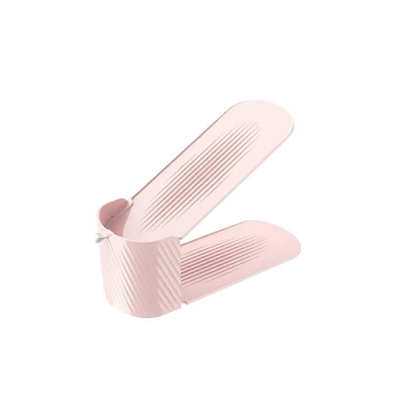 10 Pack Adjustable DoubleLayer Shoe Storage Rack SpaceSaving Organizer for Cabinet