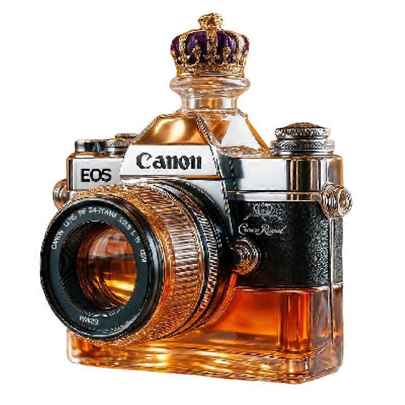 Camera-shaped Glass Wine Bottle, Newly Designed Model Wine Bottle-A