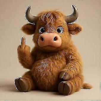 Cute Highland Cattle Pocket Plush with Dalsass and Coccolus