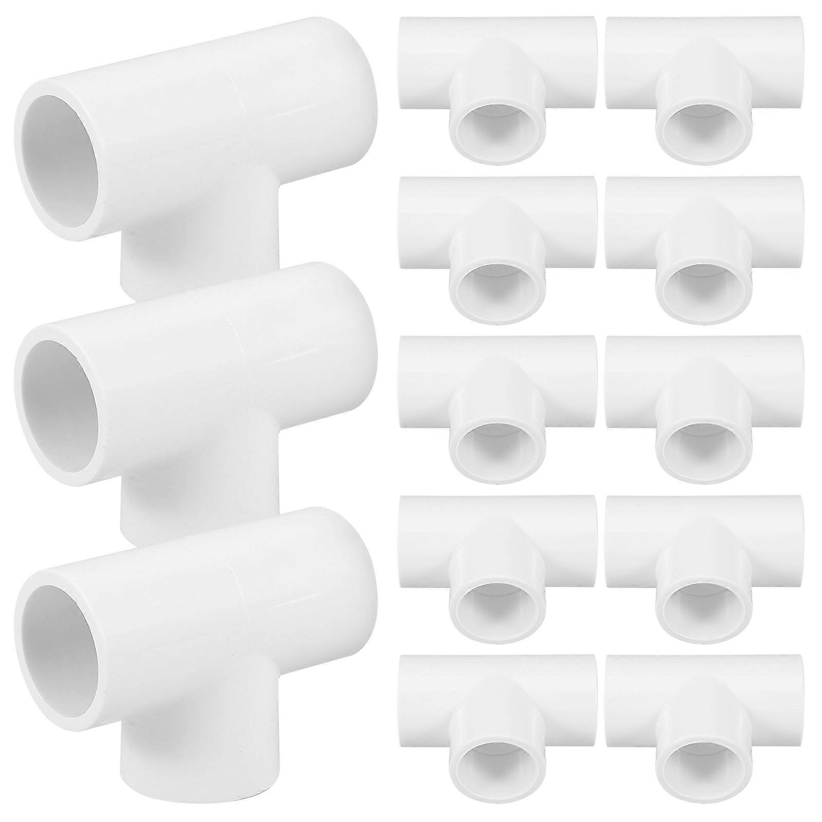 PVC Pipe Connector Sink Drain 3-Ways Function 20Pcs Kitchen Drain Adapter