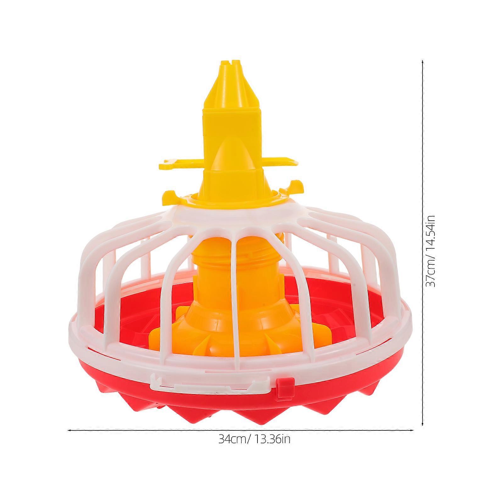 Plastic Poultry Feeder Automatic Farmhouse Feeder for Chick