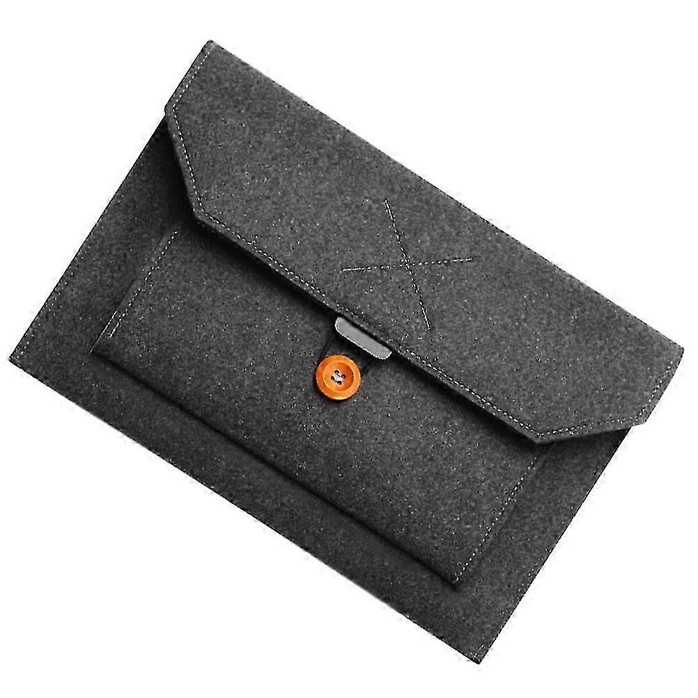 Black Computer Laptop Protector Pouch for Device Storage Felt