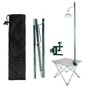 Camping Folding Lamp Pole, Portable Aluminium Alloy Lantern Stand with Storage Bag