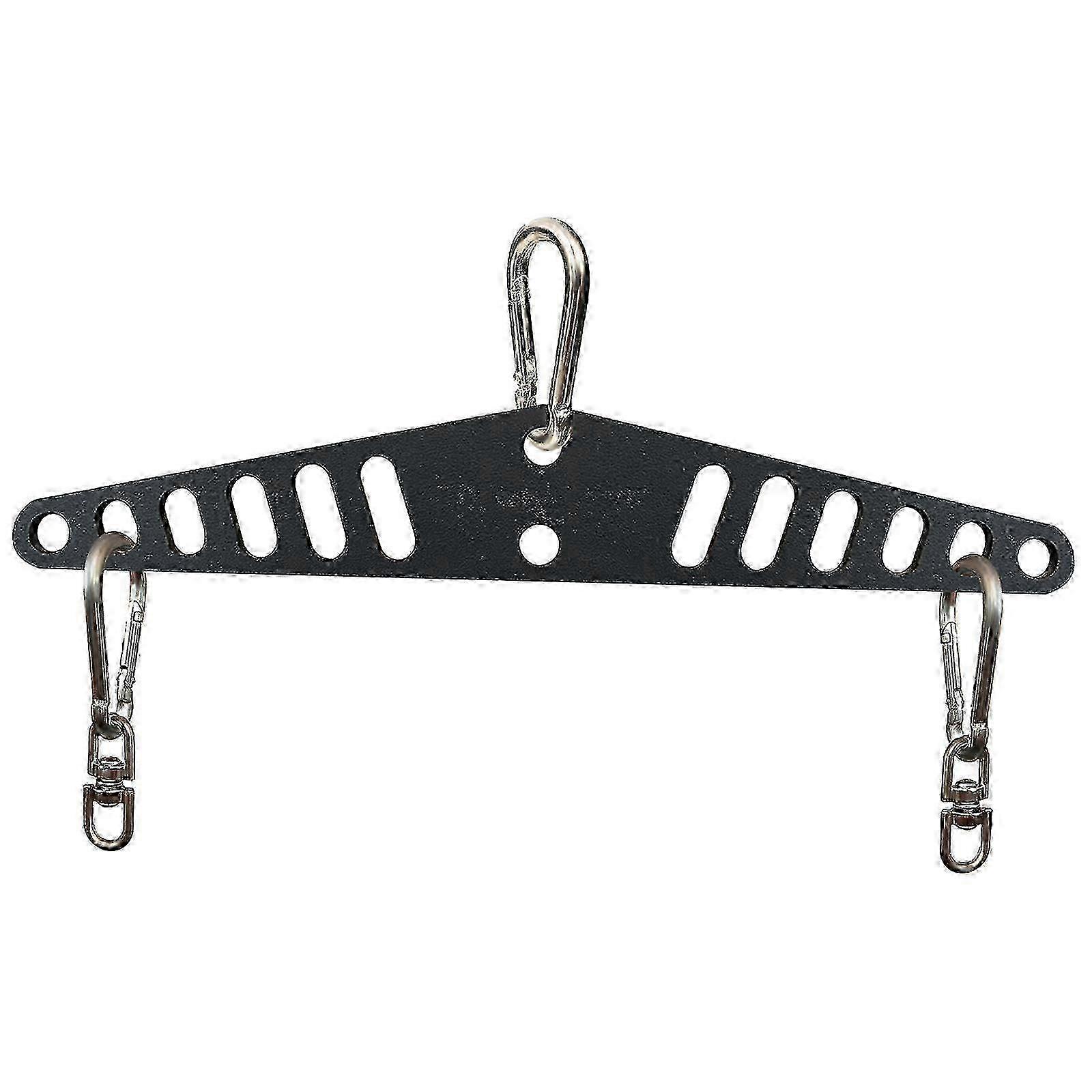 Multi-grip pull-down bar, adapter plate stretcher for pull-down bar cable attachment cable machine for squat rack home gym