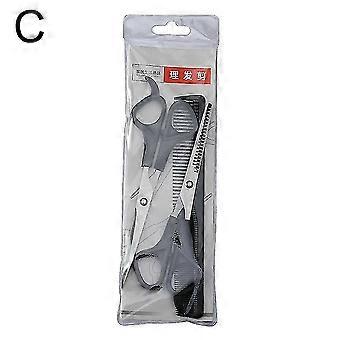 Z6 Professional Hair Cutting Kit with Stainless Steel Scissors and Comb for Home and Salon Use