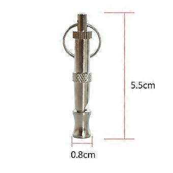 1pcs Stainless Steel Ultrasonic Dog Whistle Anti Barking Adjustable Pitch To Control Professional Training Whistle Pet Products