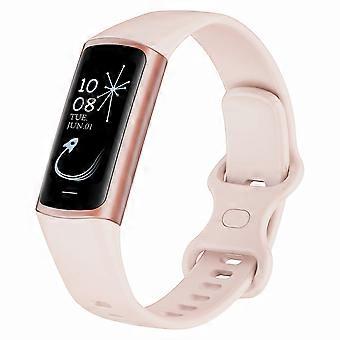 C68 1.1" Schlanke Fitness-Tracker-Armbanduhr mit Herzfrequenz-Gesundheitsüberwachung 